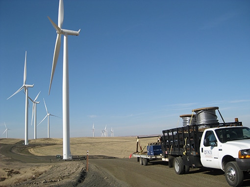 Dodge Junction windmills